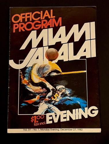 Miami jai alai 1982 - alai,