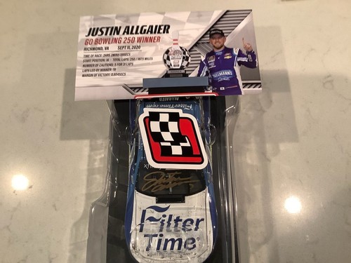 Justin allgaier autografo - allgaier, 2020
