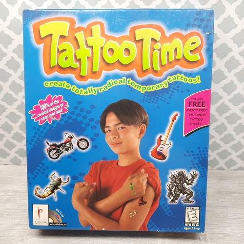 Vintage tattoo time - vintage, crea