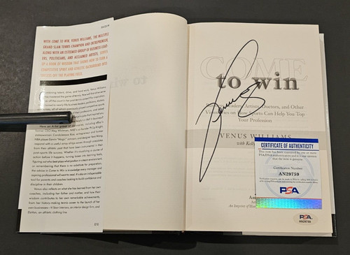 Libro venus williams firmato - williams,