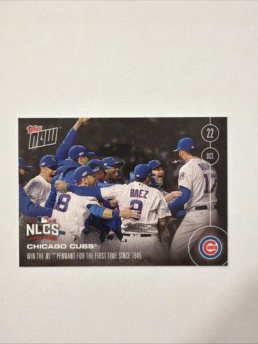 2016 topps now - topps, cubs