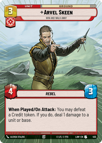 Arvel skeen win and walk - arvel,
